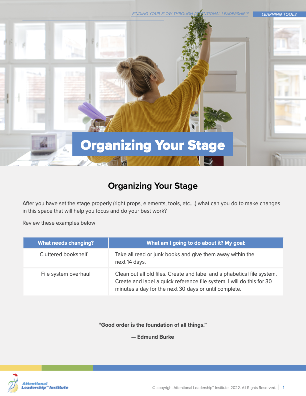 Page 1 of the What Makes Me Unique Flow tool