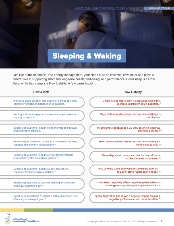 Page 1 of the What Makes Me Unique Flow tool
