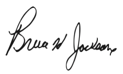 Bruce H. Jackson signature